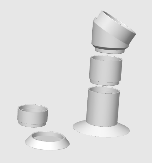 Miniatura 2 do modelo 3D Reolink E1 Zoom  (⌀84 mm) Riser variable height