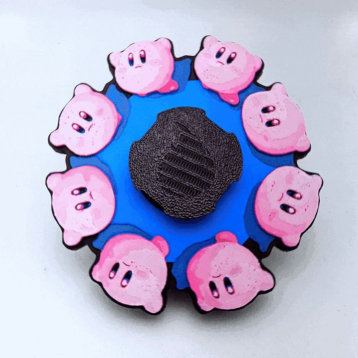 Kirby Zoetrope Spinner (READ DESCRIPTION)