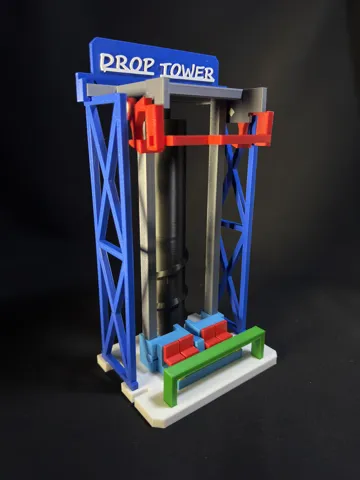 Modelo para impresión 3D: Mechanical Drop Tower — vista de referencia 4