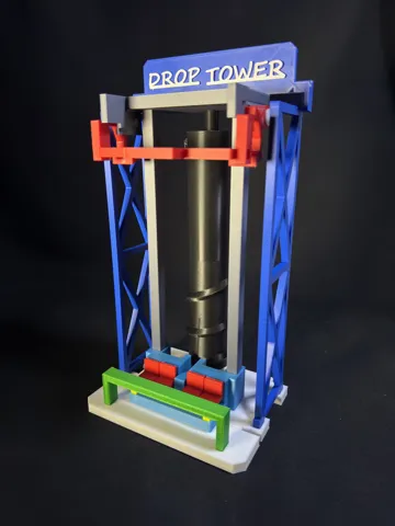 Modelo para impresión 3D: Mechanical Drop Tower — vista de referencia 5