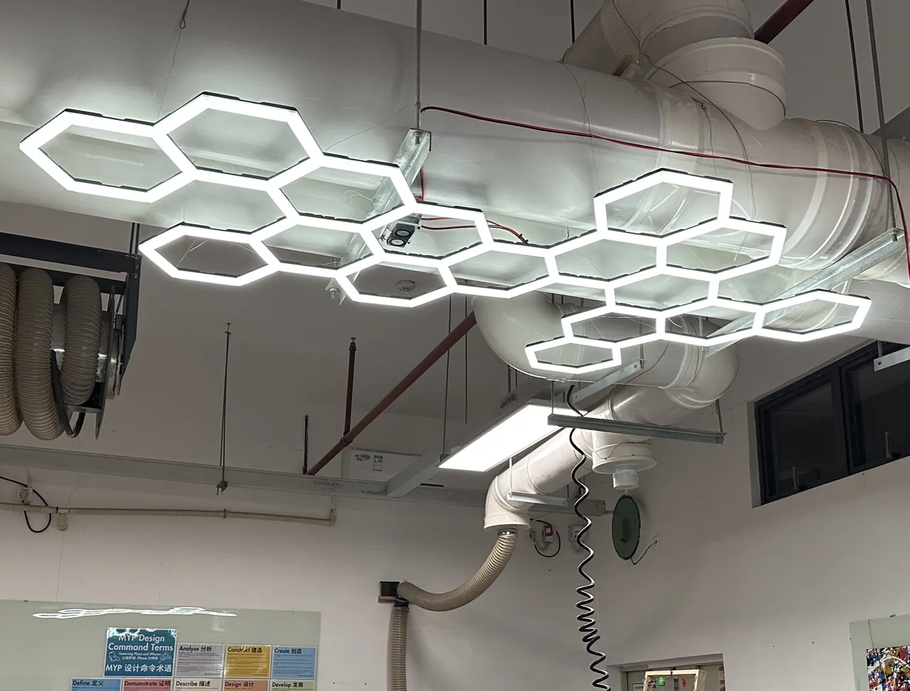 Hexagon LED Light (Large) view 2
