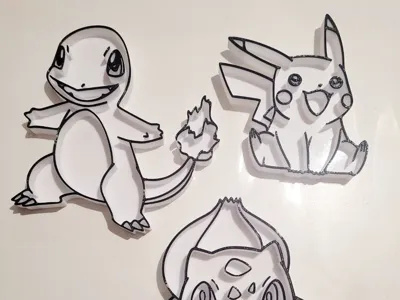 Sensory play kids pokemon fill molds
