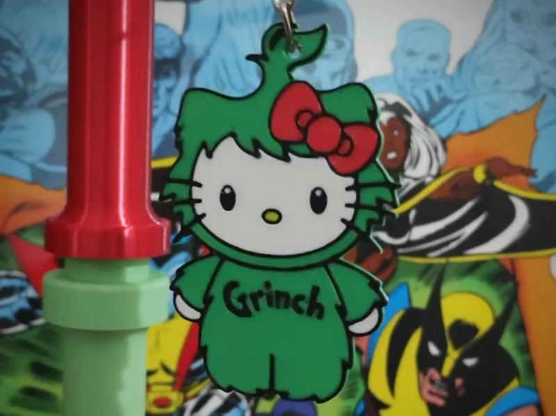 Llavero Hello Kitty Grinch