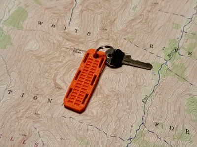 Traction Board Keychain Tag
