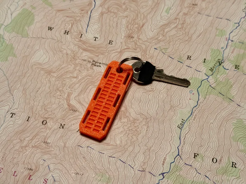 Traction Board Keychain Tag