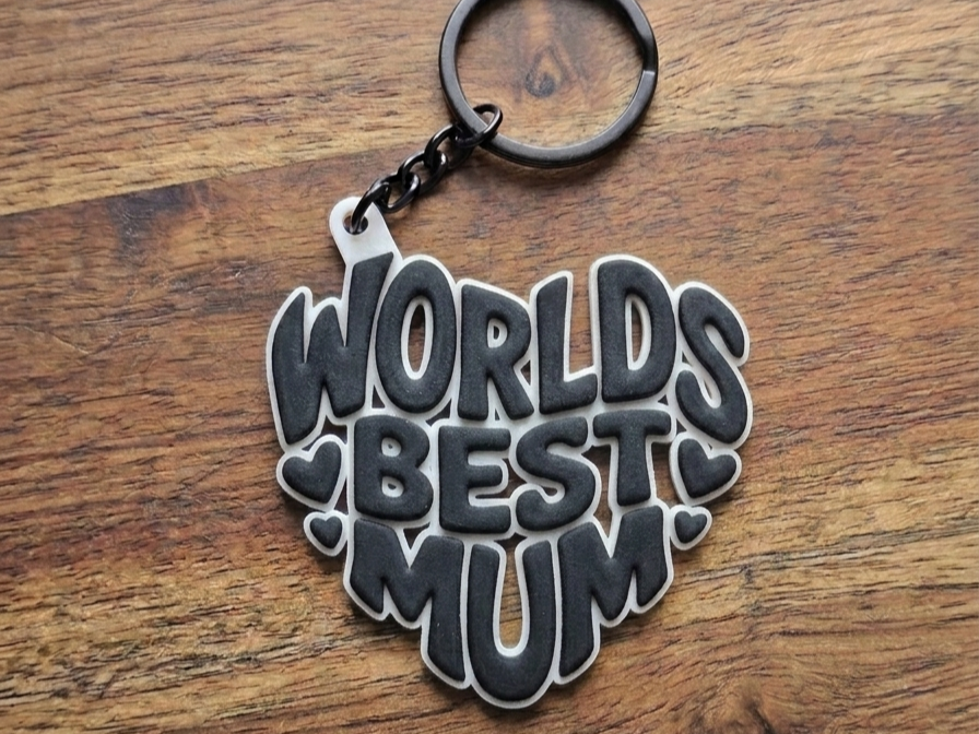 World’s Best Mum Keychain