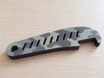 Heavy-Duty PETG Bottle Opener