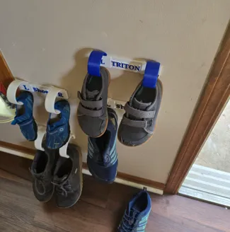 wall mount shoe rack
