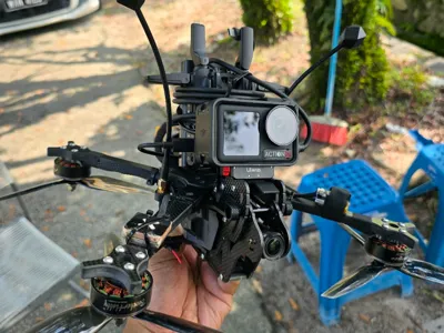 Vulture frame DJI SDR mount for LIVE