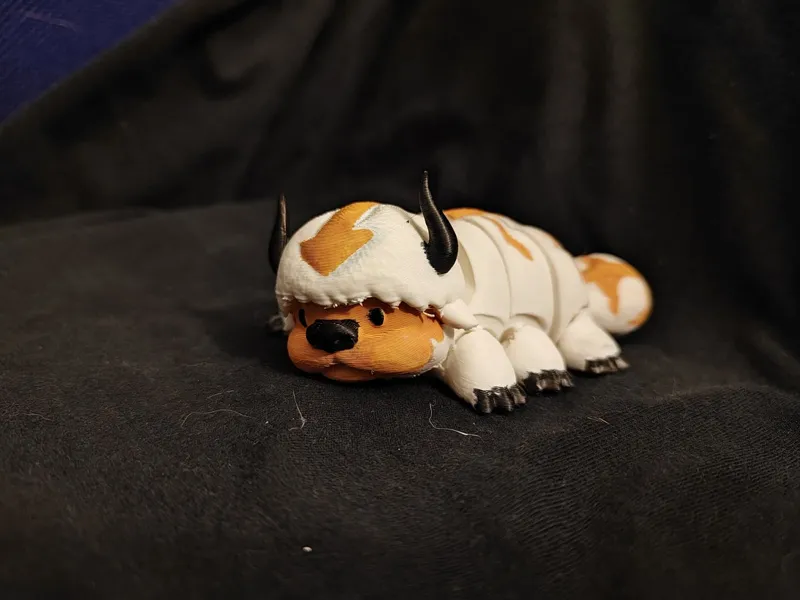 Chibi Sky Bison  Flexy Print-in-Place