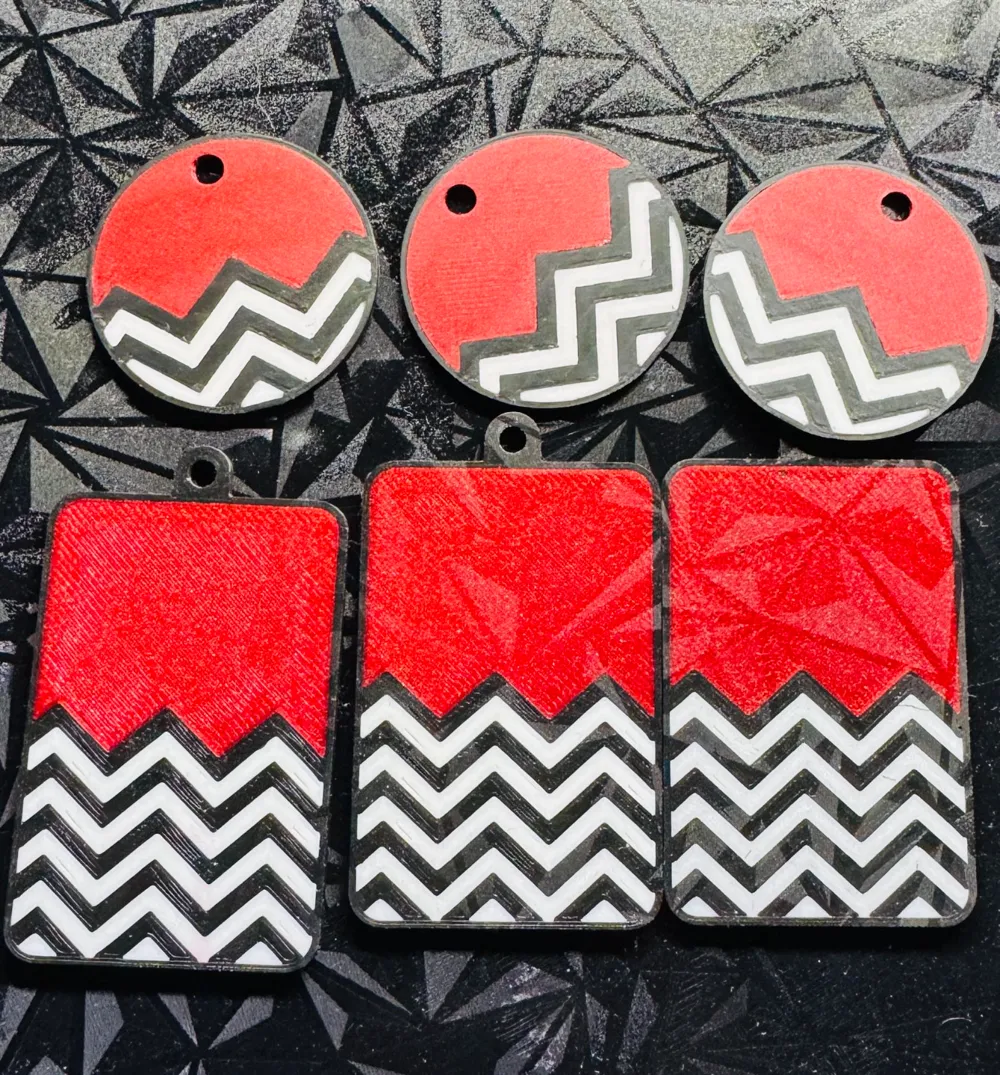 Twin Peaks Keychain by Niki Atanasov MakerWorld