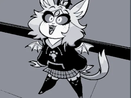 weird girl from Helluva Boss short