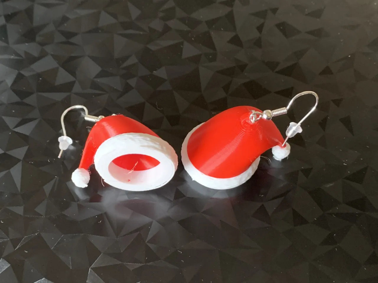 Santa Hat Earrings view 2