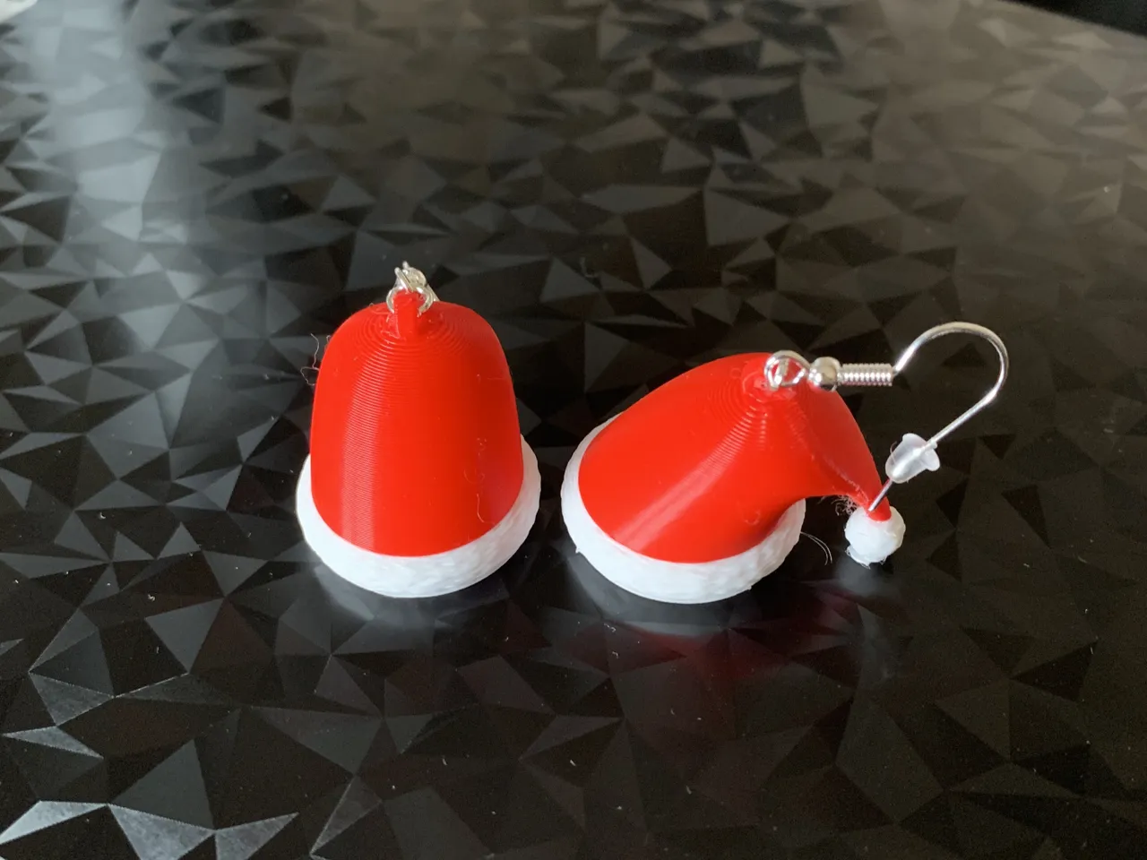 Santa Hat Earrings view 3
