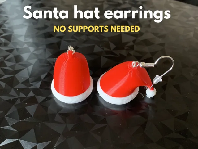 Santa Hat Earrings