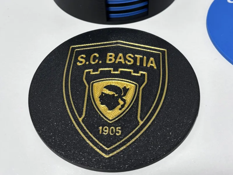 Sous-verre SC Bastia (coaster)