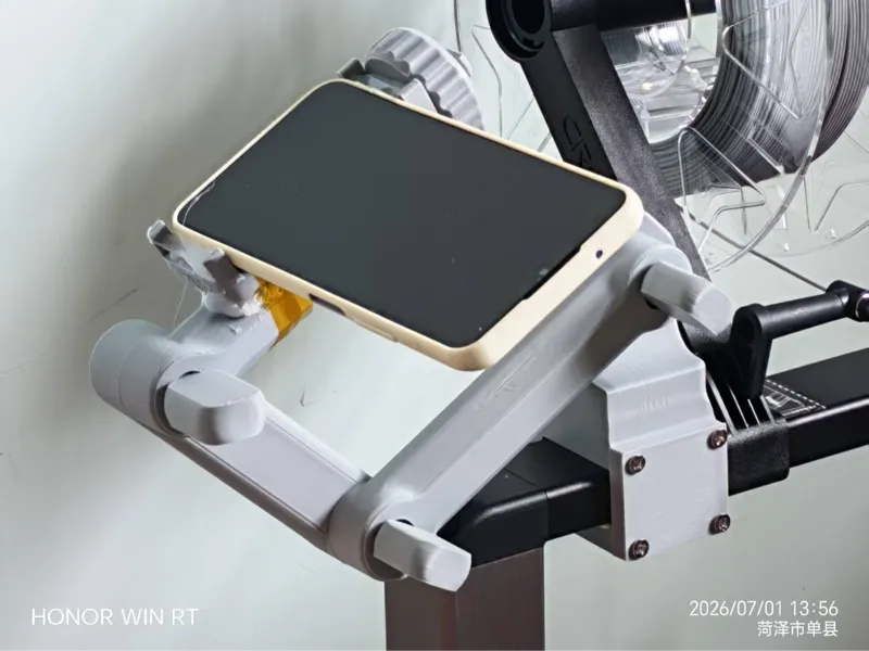 手机支架视频拍摄台（改，原作者 Pork3D.com,支持3d打印机的拍摄)