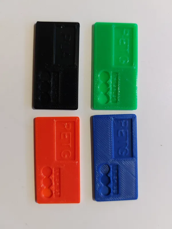 Mini Sample Cards for Filament