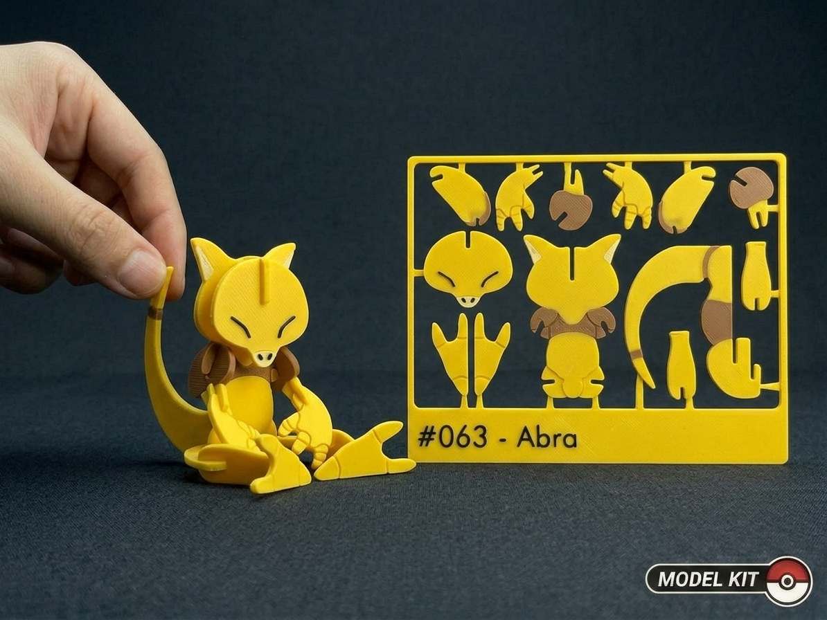 Pokemon #063 - Abra kit card - 1