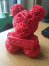 Ourson de roses — cadeau romantique — photo 4