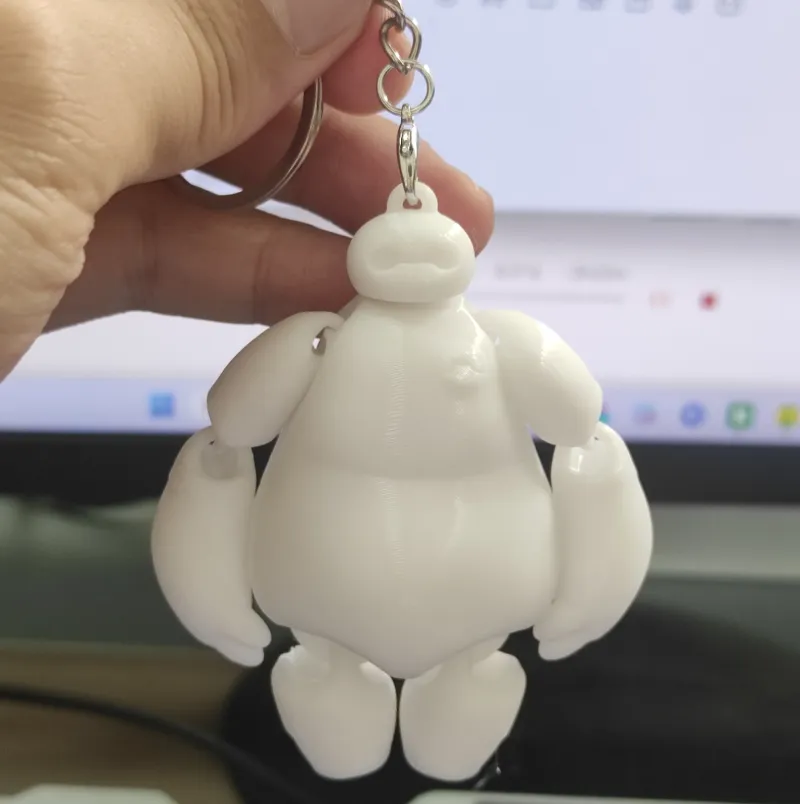 大白钥匙扣