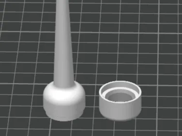 Nail-shaped LED portal