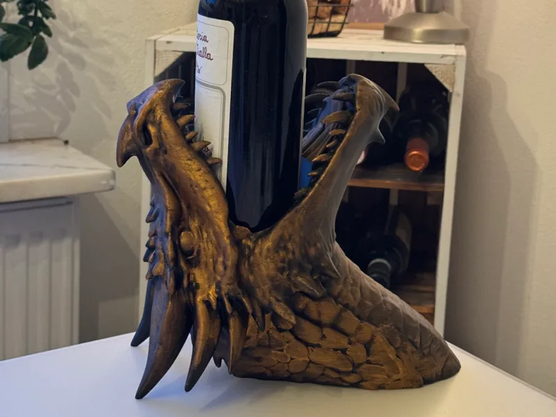 Dragon Head Wine Bottle Holder