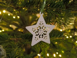 Christmas ornament snowflake