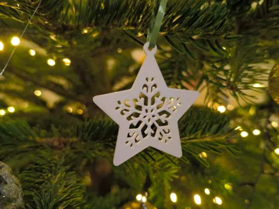 Christmas ornament snowflake