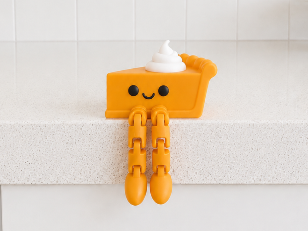 Pumpkin Pie Articulated Flexi Leggy Shelf Sitter 3D model