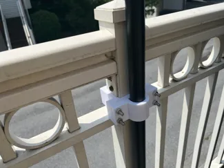 Brackets For 2 Inch Deck Railing For Light Poles