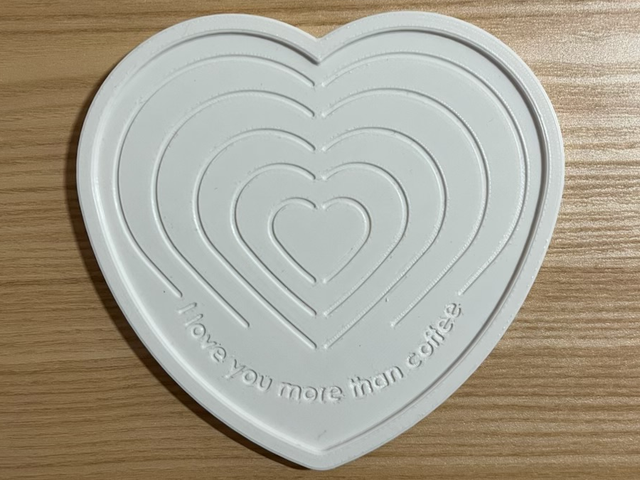 Valentines Day Heart Coaster