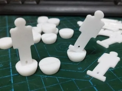 Subbuteo Style Football player