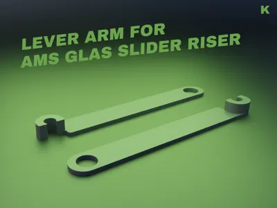 Lever Arm AMS Glass Slider Riser V5 P1S