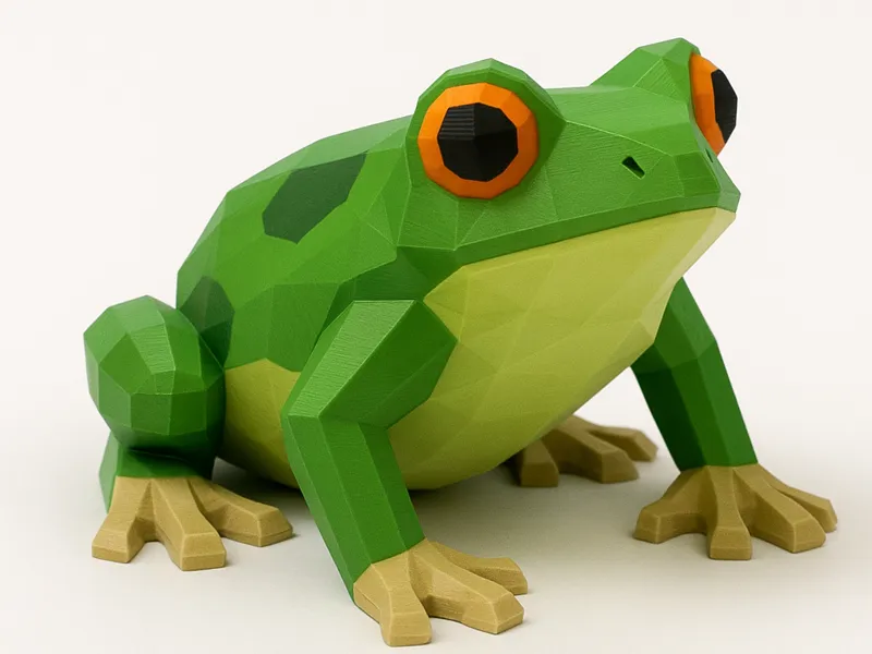 Low Poly Frog