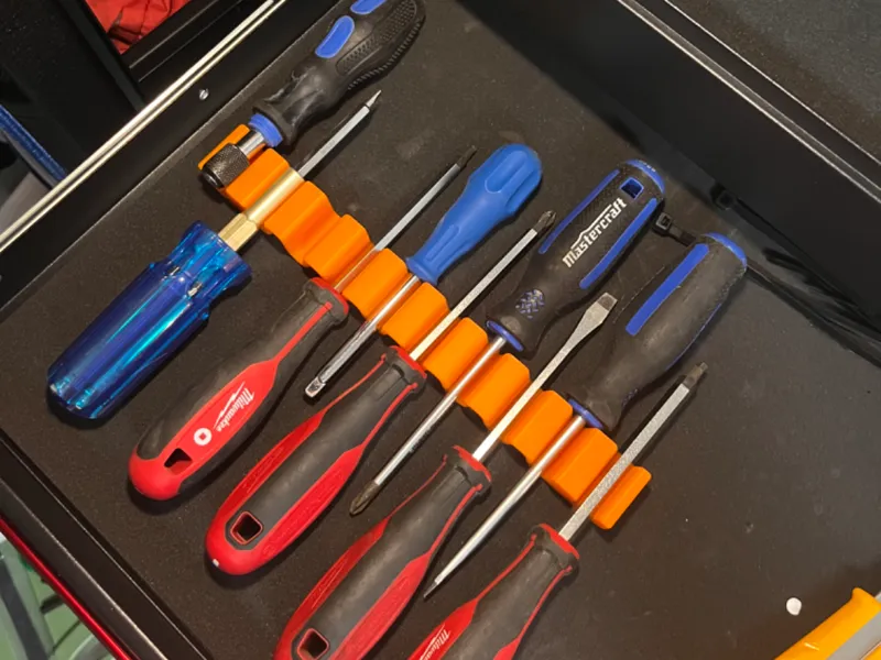 Toolbox Divider - Screwdriver Organizer - Magnetic