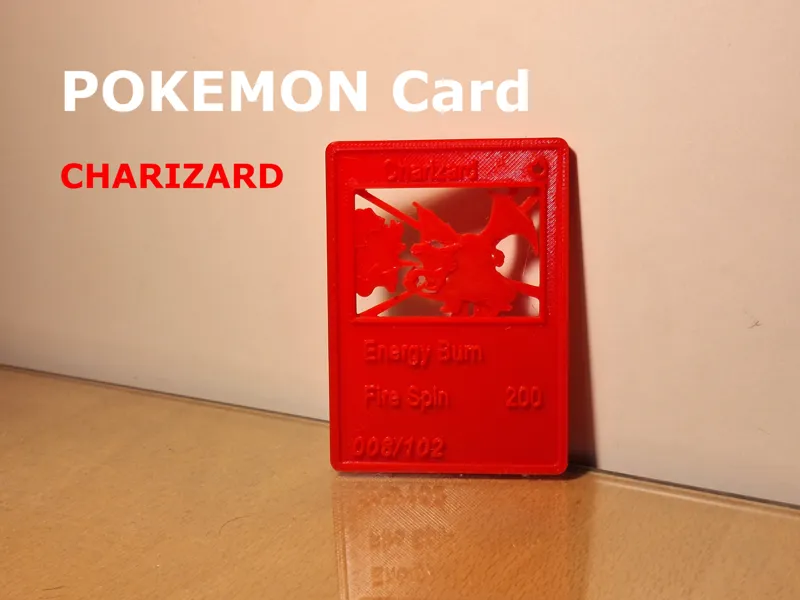 Pokemon Charizard card print