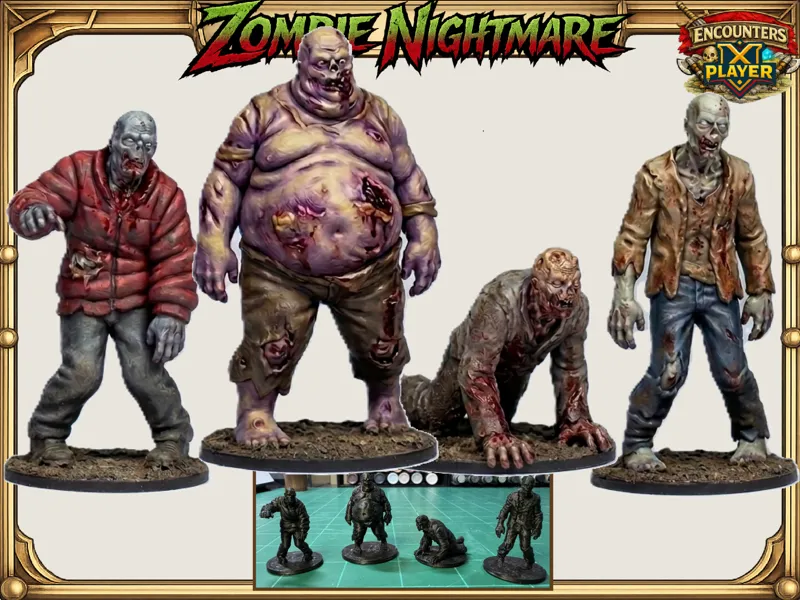 Zombie Nightmare Encounter DND D&D Pathfinder Mini