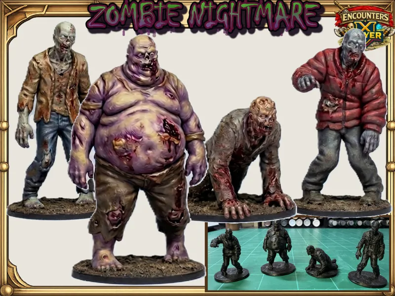 Zombie Nightmare Encounter DND D&D Pathfinder Mini