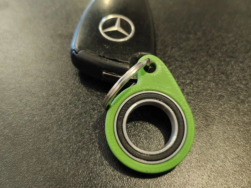 Small Fidget Keychain Roller Bearing
