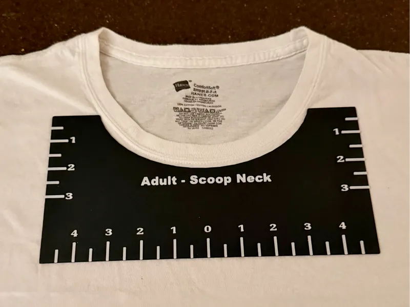 Tshirt Guide Ruler