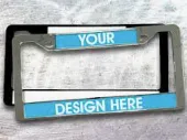 LICENSE PLATE rim design