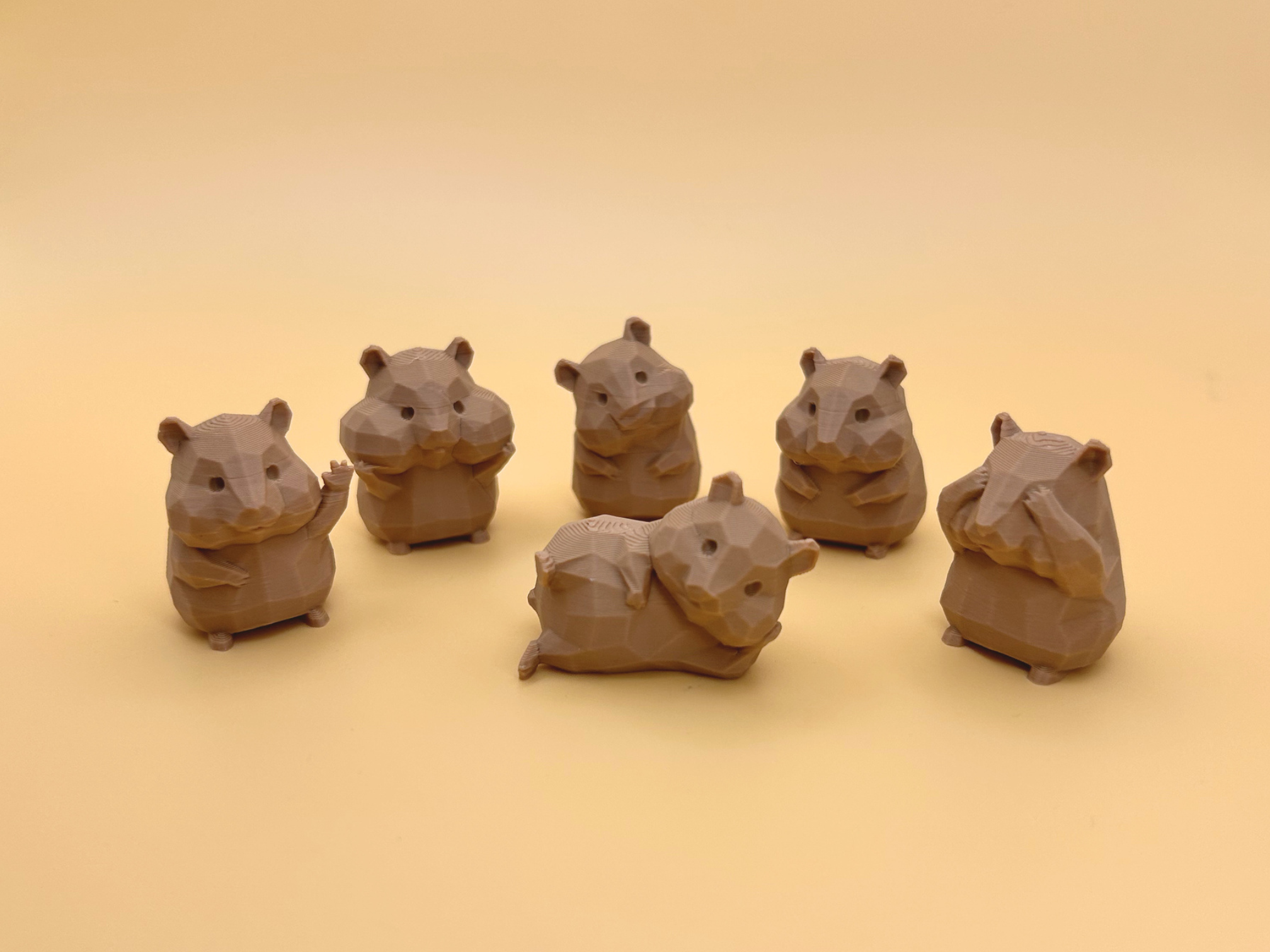 Miniatura 7 do modelo 3D Cute Mini Hamster Pack