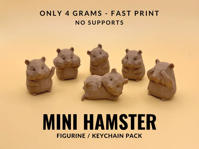Cute Mini Hamster Pack