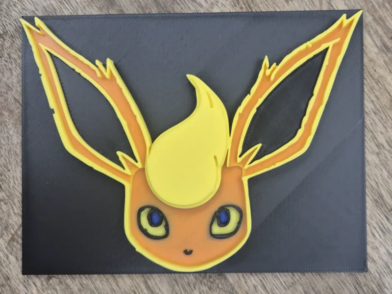Flareon Plate Fan Art