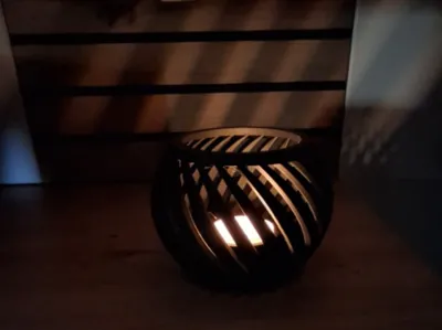 Modern Spiral Tealight Holder