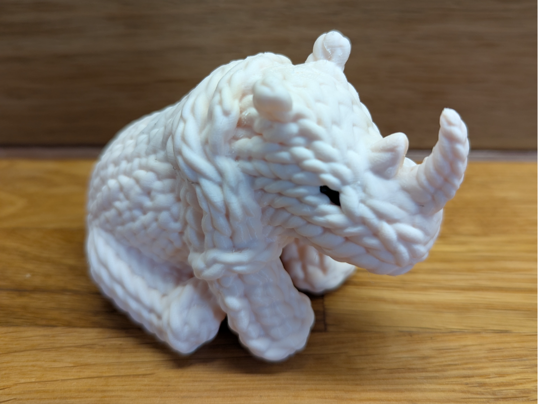 Chunky Knit Rhino – Gradient Edition
