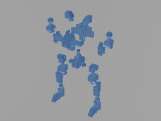 SD Cross Silhouette Frame