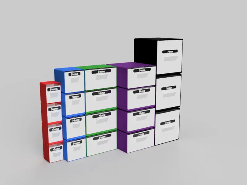 PorceLink: Modular 3D-Printed Storage (A1 Mini)