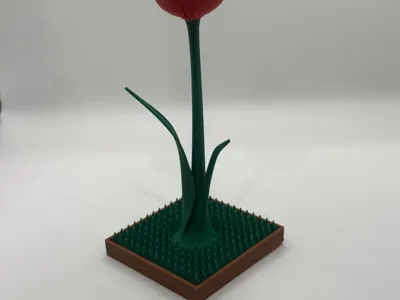 Tulip (1) Base with Grass